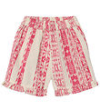 Fliink Shorts - Addie - Cloud Dancer Pink Stripe