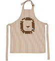 OYOY Apron - Lion - Caramel w. Stripes