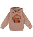 DYR-Cph Hoodie - Animal Bellow - Rose Beige Peace Red Panda