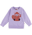 DYR-Cph Sweatshirt - Animal Bellow - Purple Peace Roed Panda