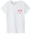Name It Stuttermabolur - NkfHjer - Bright White