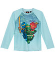 LEGO® Ninjago Swim Top - LwAgan 300 - UV40+ - Mint w. Print