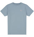 Lee T-Shirt - Abzeichen - Verblasster Denim