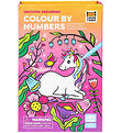 Tiger Tribe Colouring Set - Colour Town Numbers - Unicorn Dreami