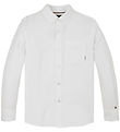 Tommy Hilfiger Skjorta - Lin - Linneblandning - Vit