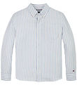 Tommy Hilfiger Hemd - Leinen - Leinenmischung - Luftig Blue Stri