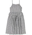 Tommy Hilfiger Kleid - Strap Dress - Dark Nacht Navy Streifen