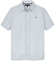 Tommy Hilfiger Hemd - Seersucker - Luftig Blue White Stripe