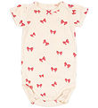 Konges Sløjd Bodysuit s/s - Minnie - Rosia Bow
