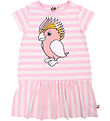 DYR-Cph Kleid - Dyrzanzi - Pastel Pink/Kreidepapageien