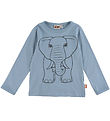 DYR-Cph Bluse - Tierdruck - Porcelaine Outline Elephant
