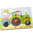 HABA Jigsaw Puzzle - 6 Bricks - Wood - Peter's Farm