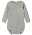 Name It Body l/ä - NbfLaby - Grey Melange
