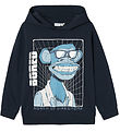 Name It Hoodie - NkmNobel Bored Of Directors - Dark Sapphire