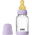 BIBS Boheme Babyflasche - 120 ml - Glas/Naturgummi - Violett Sky