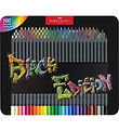 Faber-Castell Trélitir - Þríhyrningslaga - Black Útgáfa Tin Box