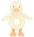 Jellycat Ring rattle - 18x8 cm - Bashful Duckling