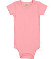 MarMar Bodysuit s/s - Rib - Modal - Plain - Pink Blossom