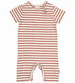 Petit Piao Zomerromper - Som - Verwelkt Rose/Off White