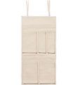Ferm Living Wall pockets - Canvas - 65x32 cm - Off White