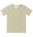 The New Siblings T-shirt - DinnerFro - Rib - Tea Striped