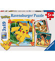 Ravensburger Jigsaw Puzzle - 3x49 Bricks - Pokémon