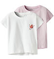 Name It T-shirt - 2-Pack - NmfVarutti - Ballerina/Bright White