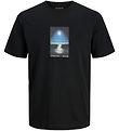 Jack & Jones - Stuttermabolur - JcoCalma mynd - Svart