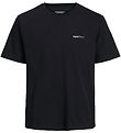 Jack & Jones Stuttermabolur - Jorvarenna - Svart