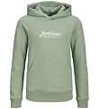 Jack & Jones Hoodie - JjBeau - Iceberg Green