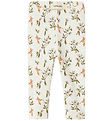 Lil' Atelier Leggings - NbfLavo - Kokosmilch/Summen Bird