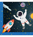 Decorata Party Servíettur - 20 pakki - 33x33 cm - Rocket Space