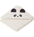 Liewood Handdoeken met capuchons - 70x70 cm - Albert - Panda Crè