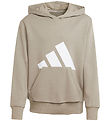 adidas Performance Hoodie - J BL FT HD 280 - PUTBEI/White