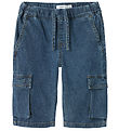 Name It Shorts - NmmBen - Dark Blue Denim