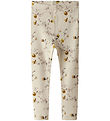 Name It Leggings -NmfHerosa - Peyote Melange m. Blumen