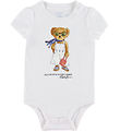 Polo Ralph Lauren Bodysuit s/s - White w. Soft Toy