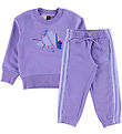 adidas Performance Sweat Set - Stitch - LK DY LS JOG - LPURPL/VI