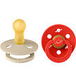 BIBS Colour Pacifiers - Size 2 - 2-Pack - Round - Planet Nusa - 