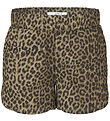 Name It Shorts - Noos - NkfVinaya - Black/Leopard AOP