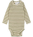The New Bodysuit l/s - Rib - TnsbFro - Tea Striped