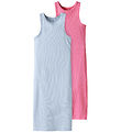 Name It Kleid - Rib - NkfHellemie - 2er-Pack - Aurora Pink/W Xen