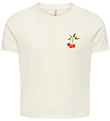 Kids Only T-paita - KogAnnbel Sun Life - Cloud Dancer/Cherry