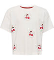 Kids Only T-shirt - CookCharlotte Life - Cloud Dancer/Fruit