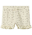 Name It Shorts - NmfJannis - Bleached Sand w. Flowers