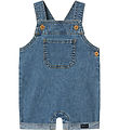Name It Overalls - Linen/Cotton - NbmLou - Dark Blue Denim
