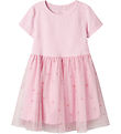 Name It Dress - NmfHamina - Slim - Rib - Tulle - Sweet Dreams