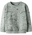 Name It Sweatshirt - NmmVermo - Aqua Grau/Tone Dino