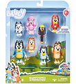 Bluey Toy Figurine - 8-Pack - Bluey's Family & Friends