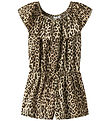 Name It Summer Romper - NkfVianya - Black/Leopard